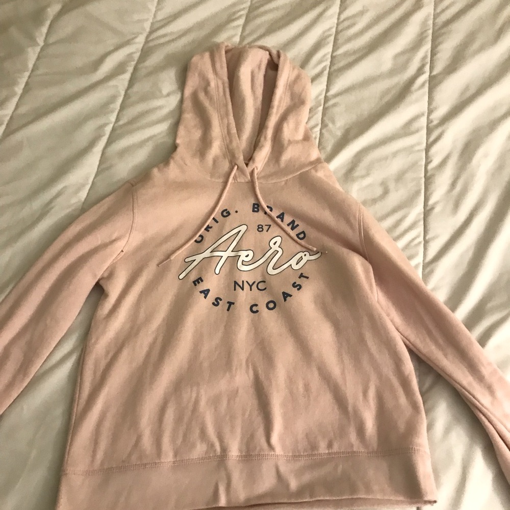 Aeropostale light pink sweatshirt